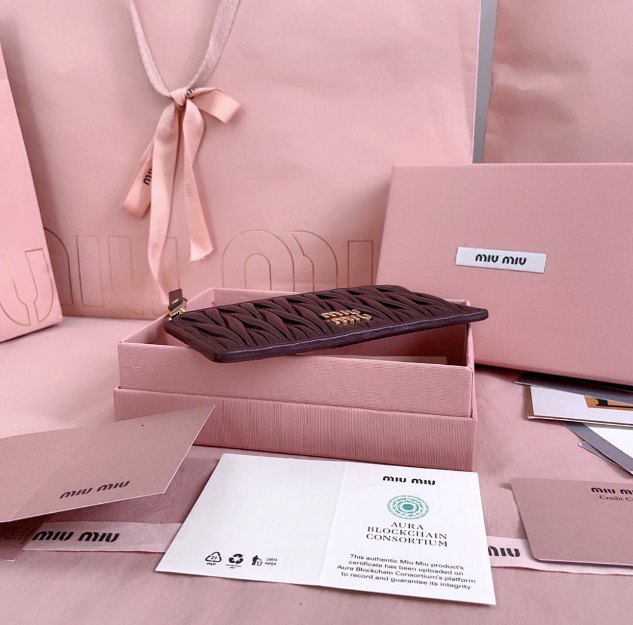 Zipped Card Wallet