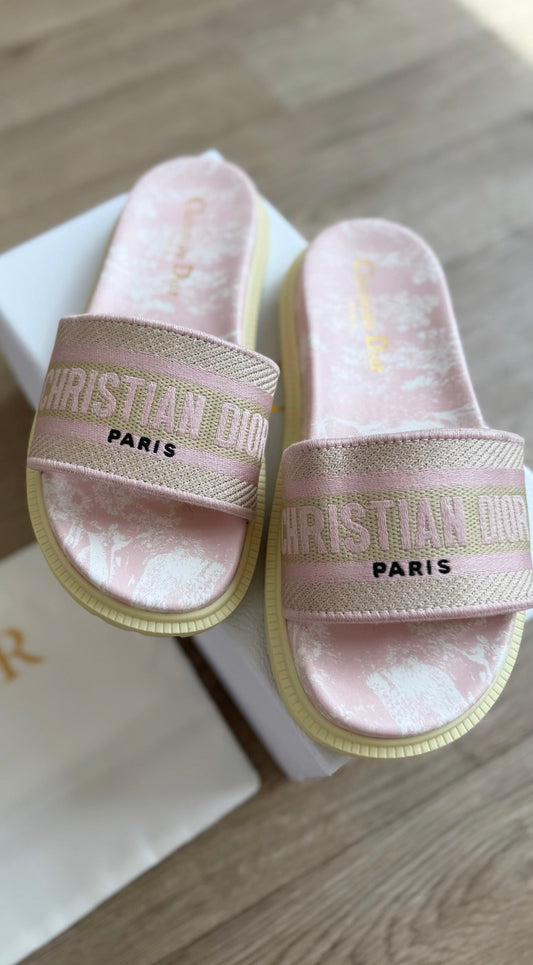 Baby pink sandals