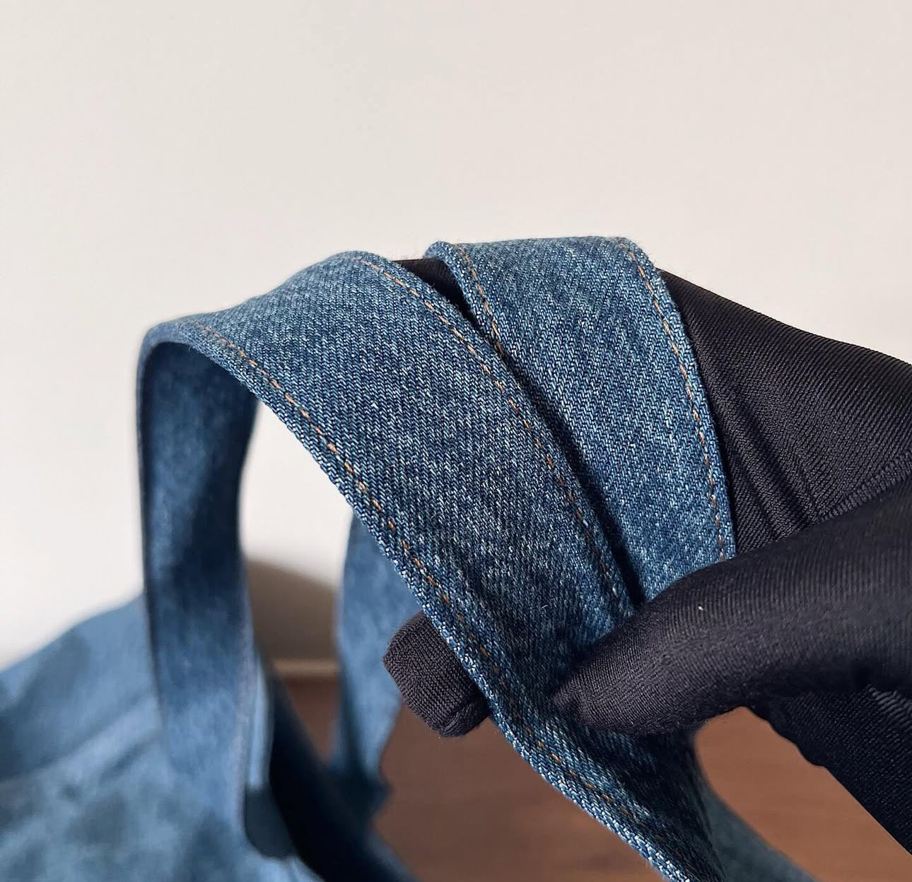 Large Denim Cabas Shopper