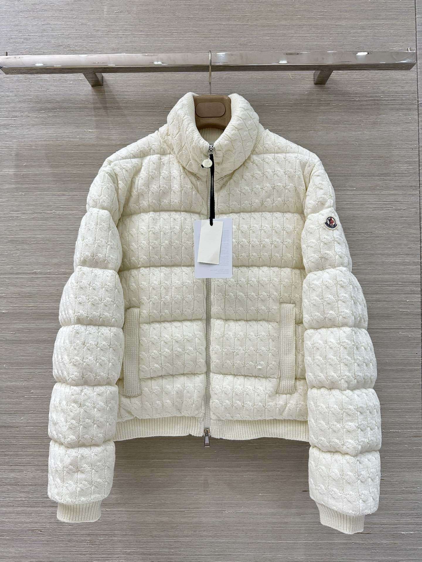 Cable Knit Puffer
