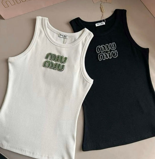 Black Vest top