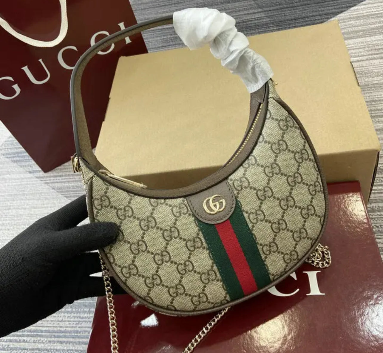 Ophidia Small Shoulder Bag