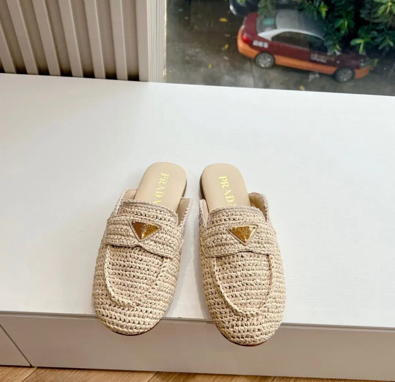 Raffia Loafers