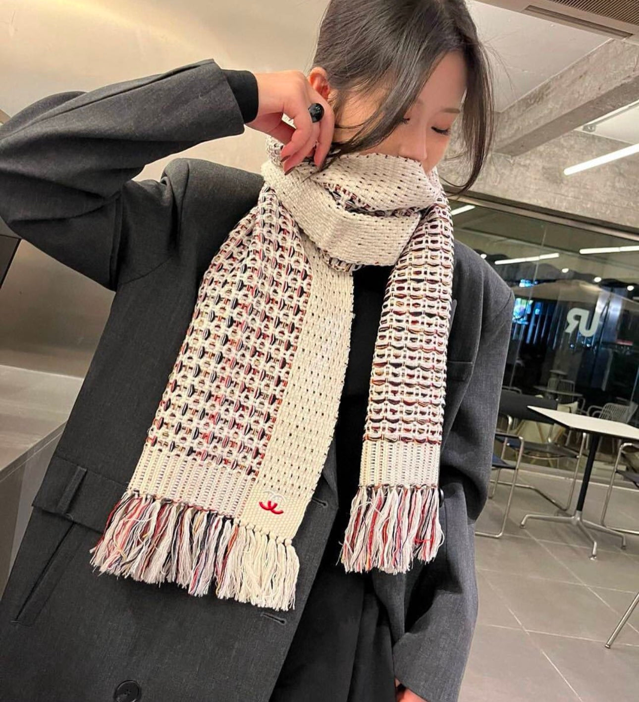 CC Cashmere Scarf
