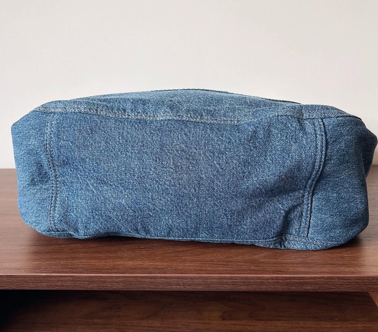 Large Denim Cabas Shopper