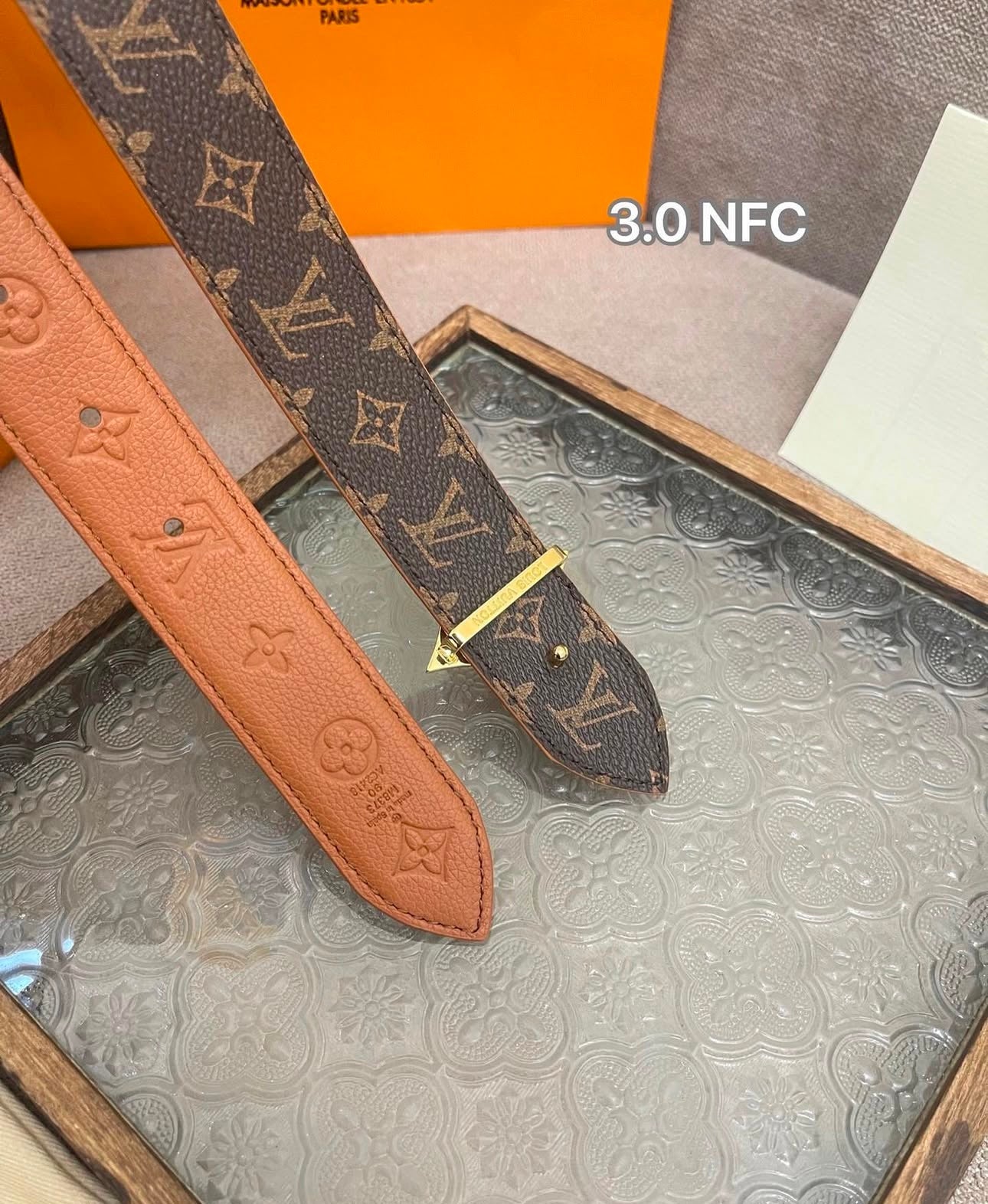 Monogram Belt
