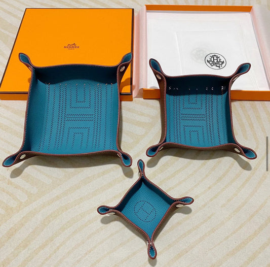 Leather Tray Set