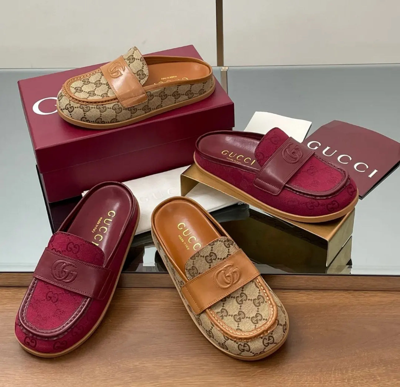Leather Slippers