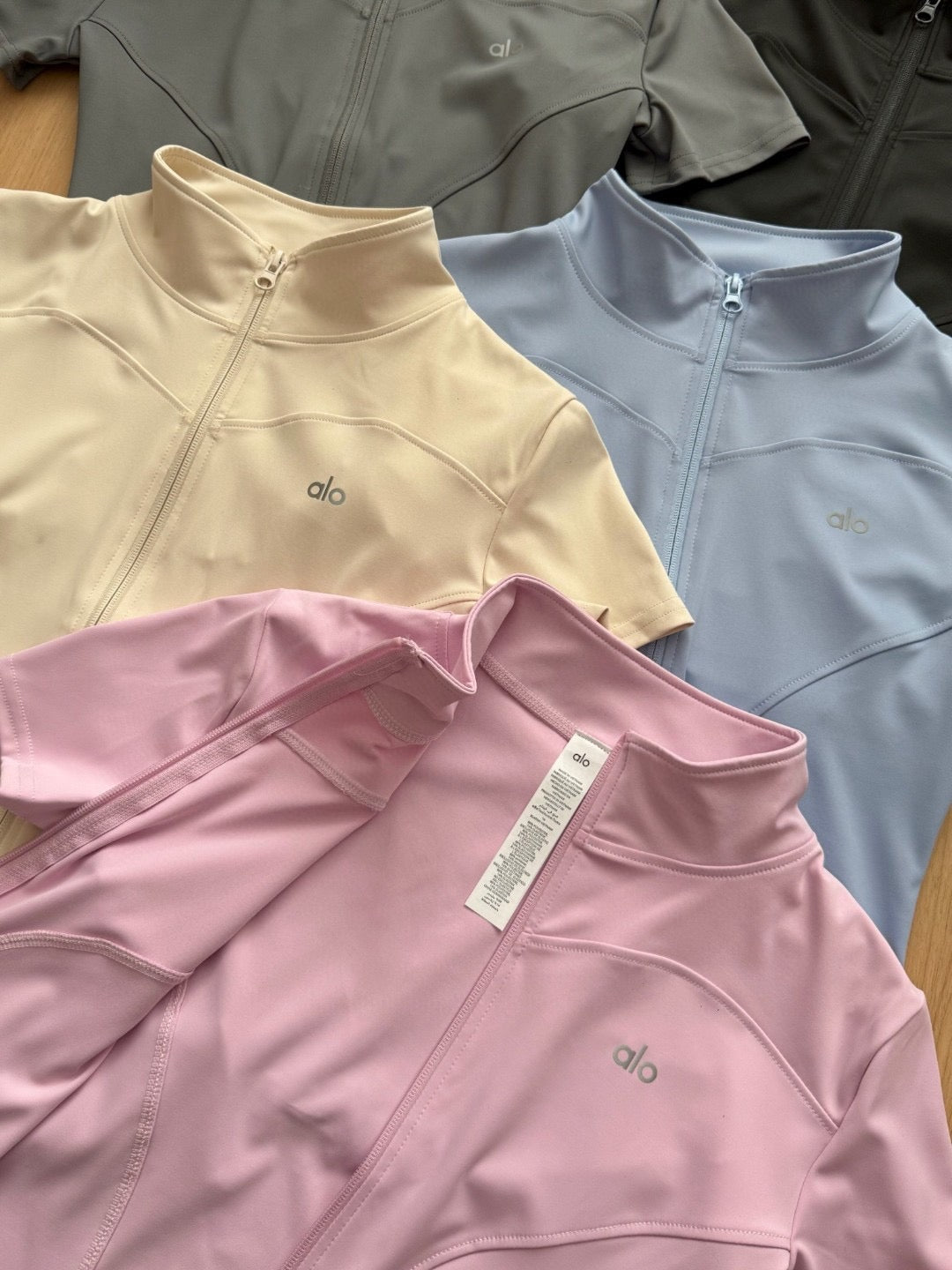 Short Sleeved Zip Up