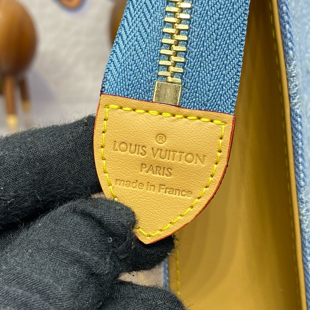 Denim Toiletry Pouch 26