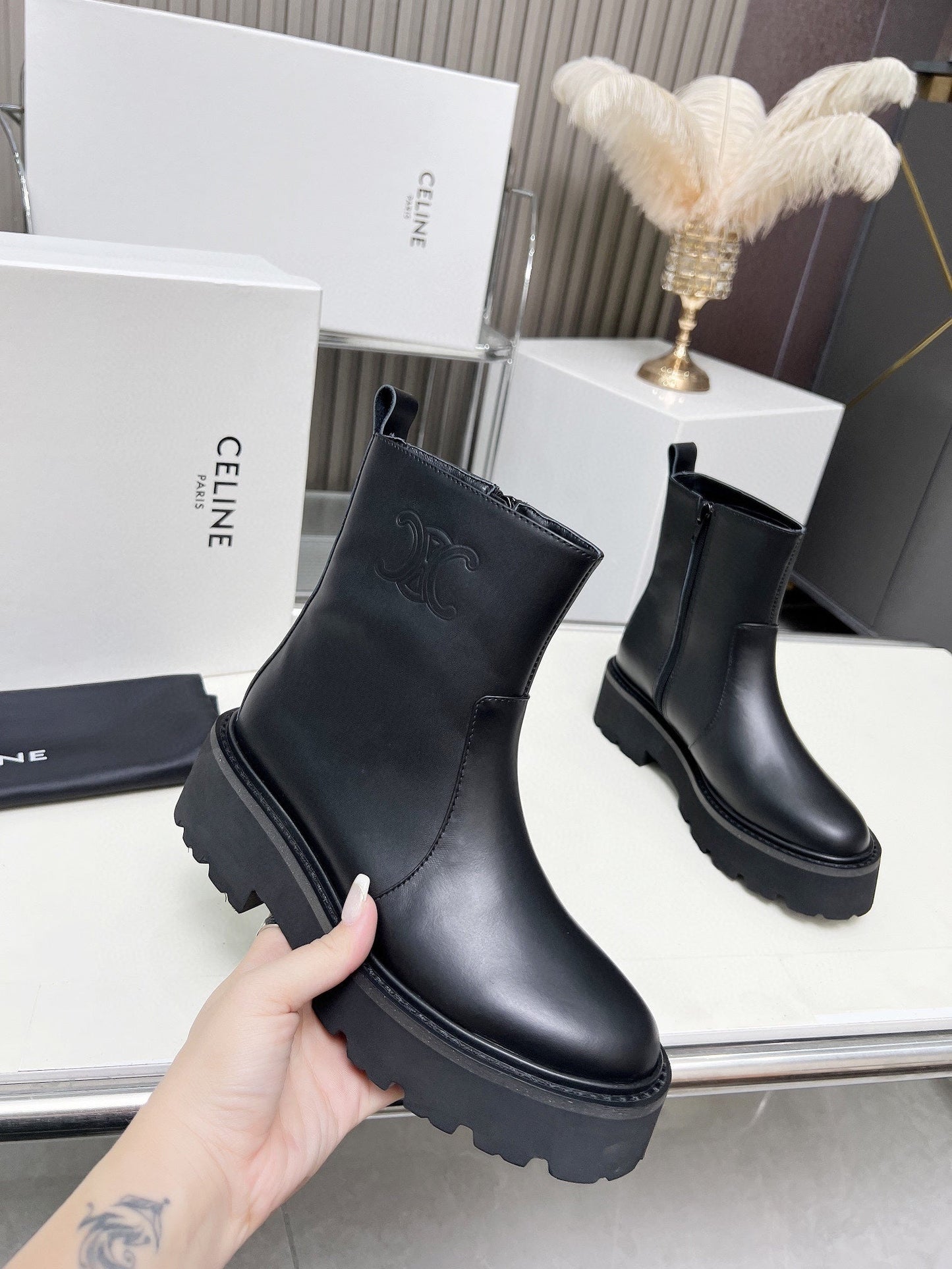 Leather Boots