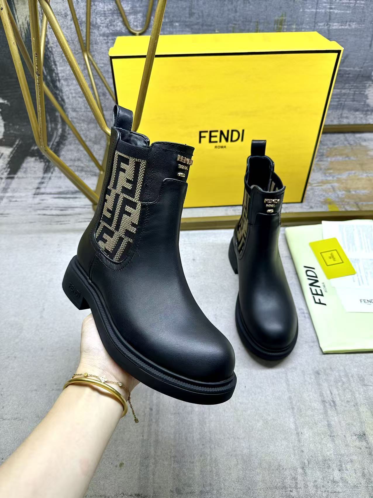 FF Leather Boots