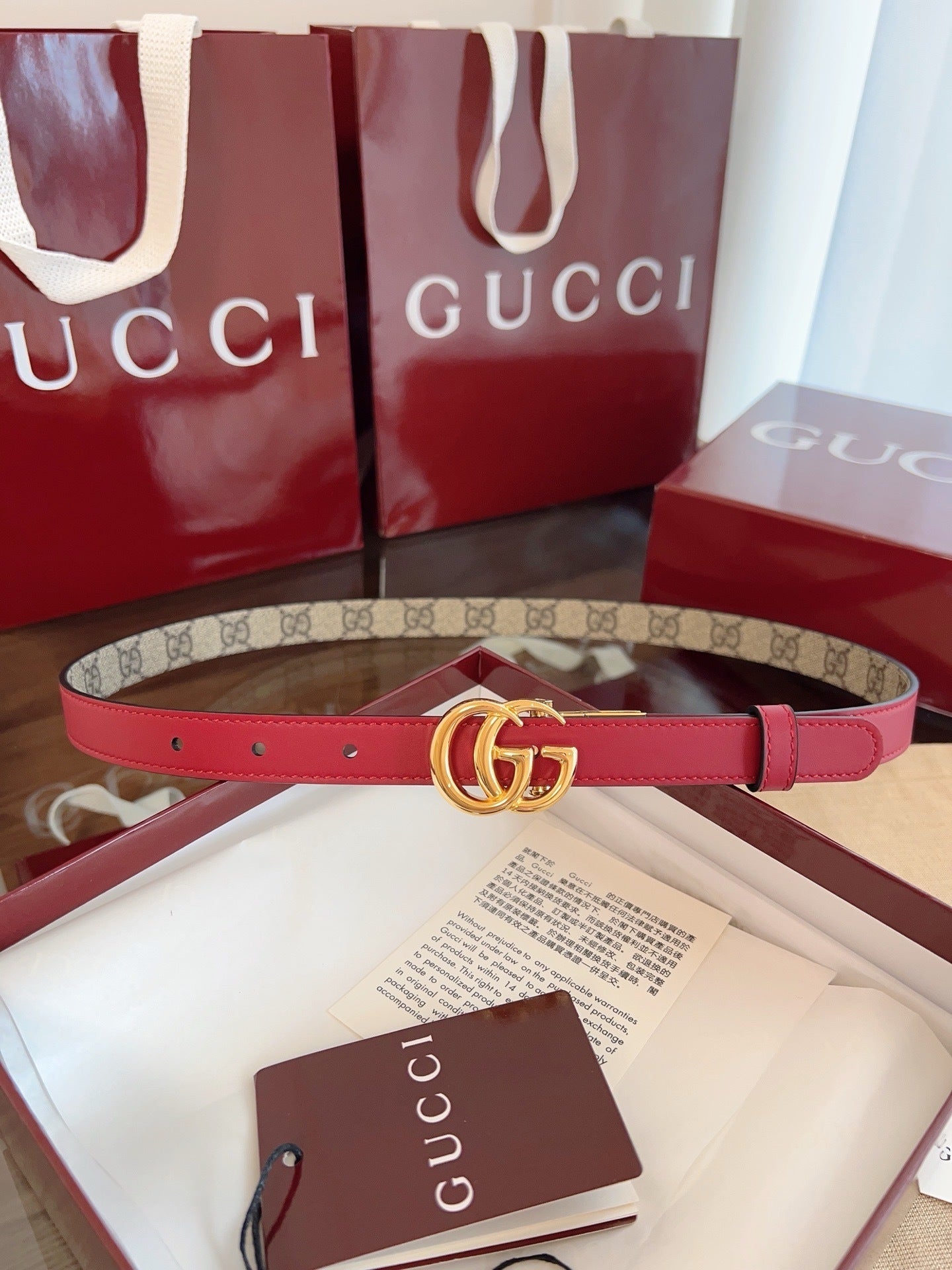 Leather Reversible Belt