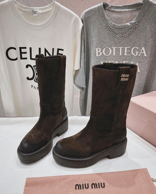 Suede Boots