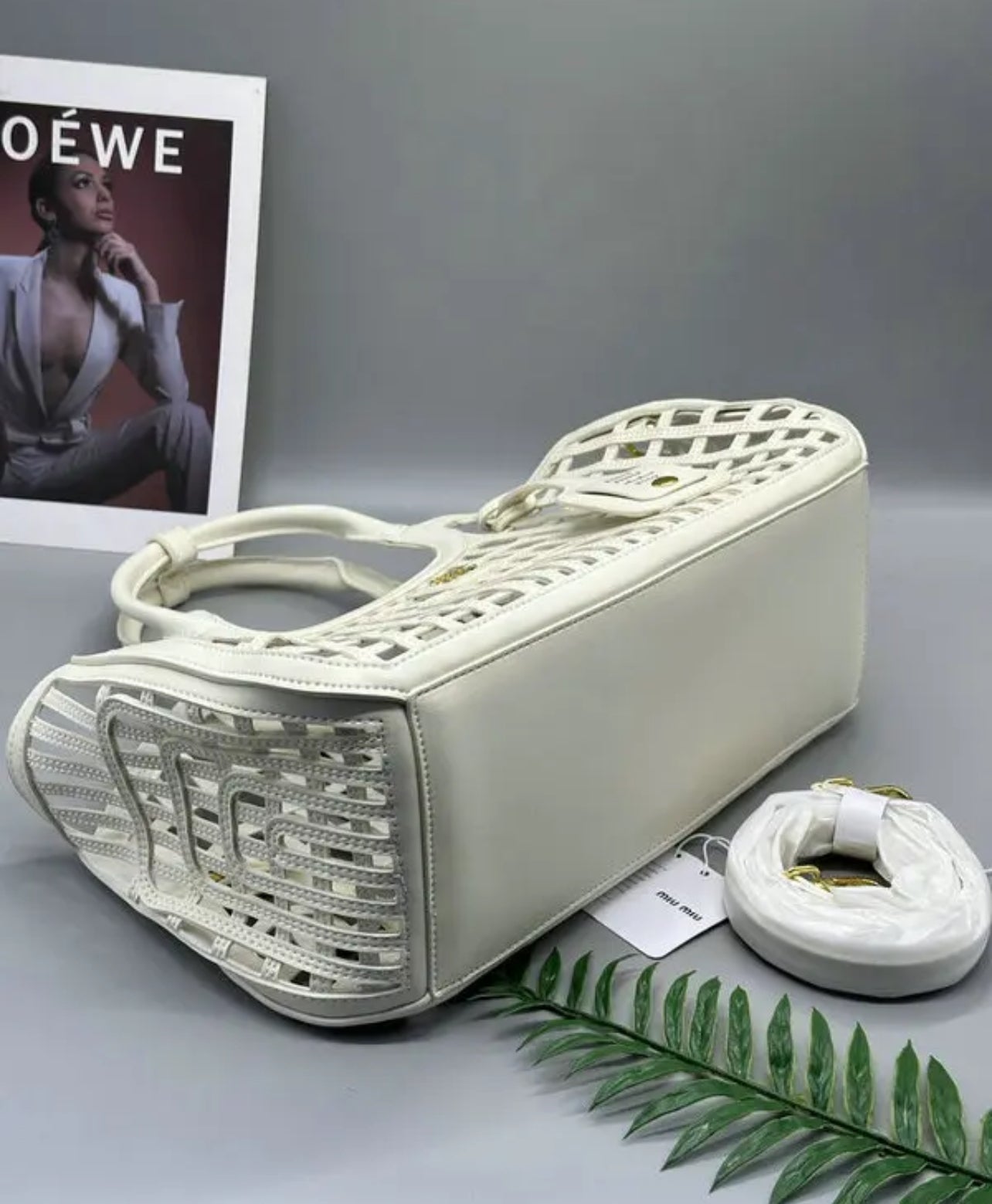 Leather Basket