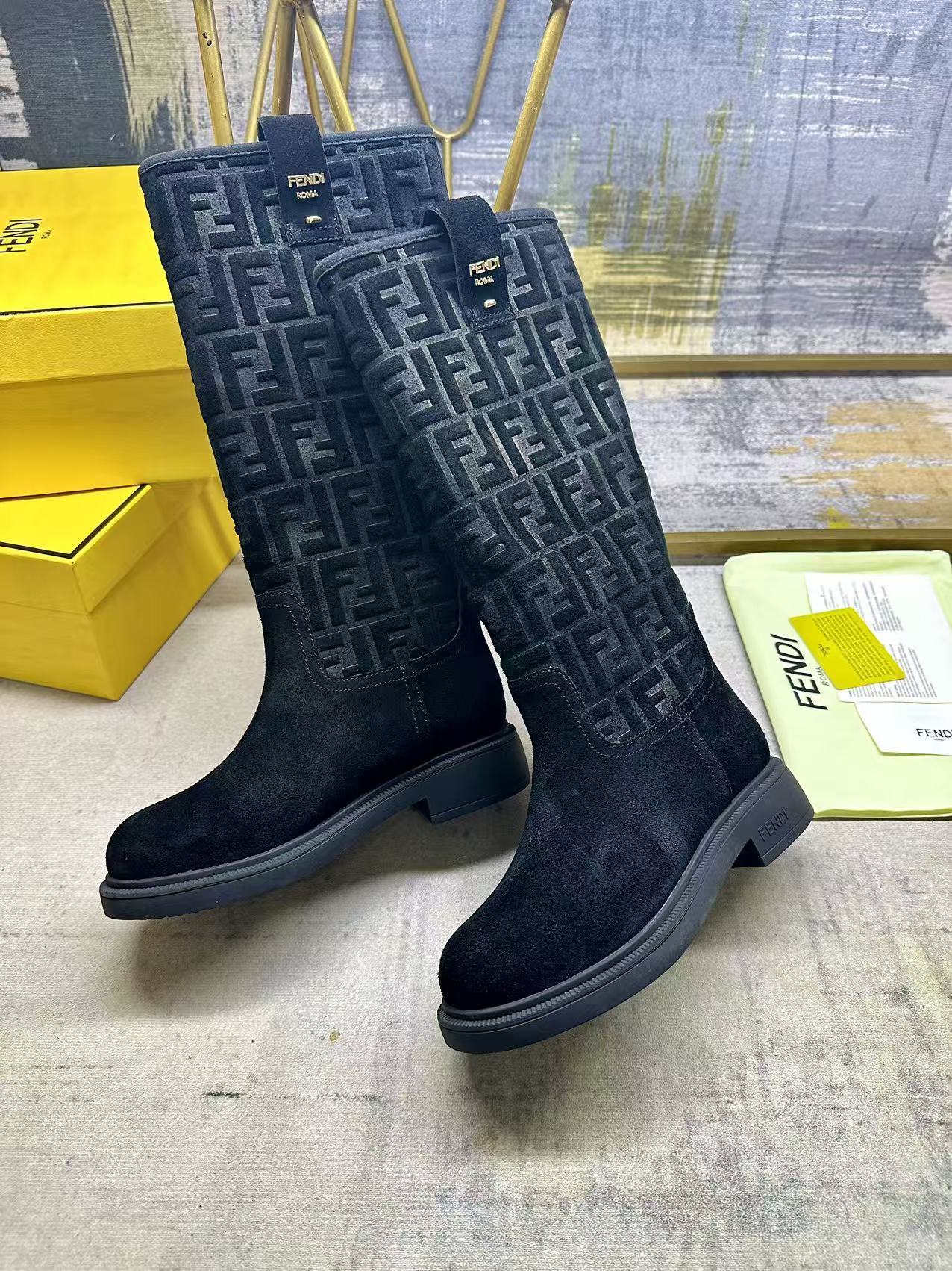 FF Suede Boots