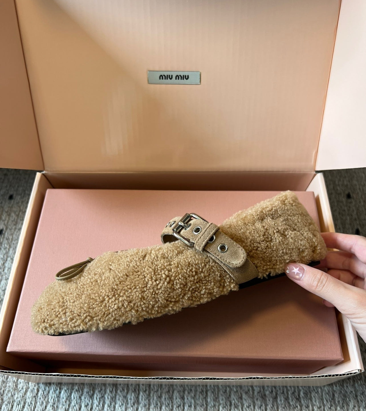 Shearling Ballerinas