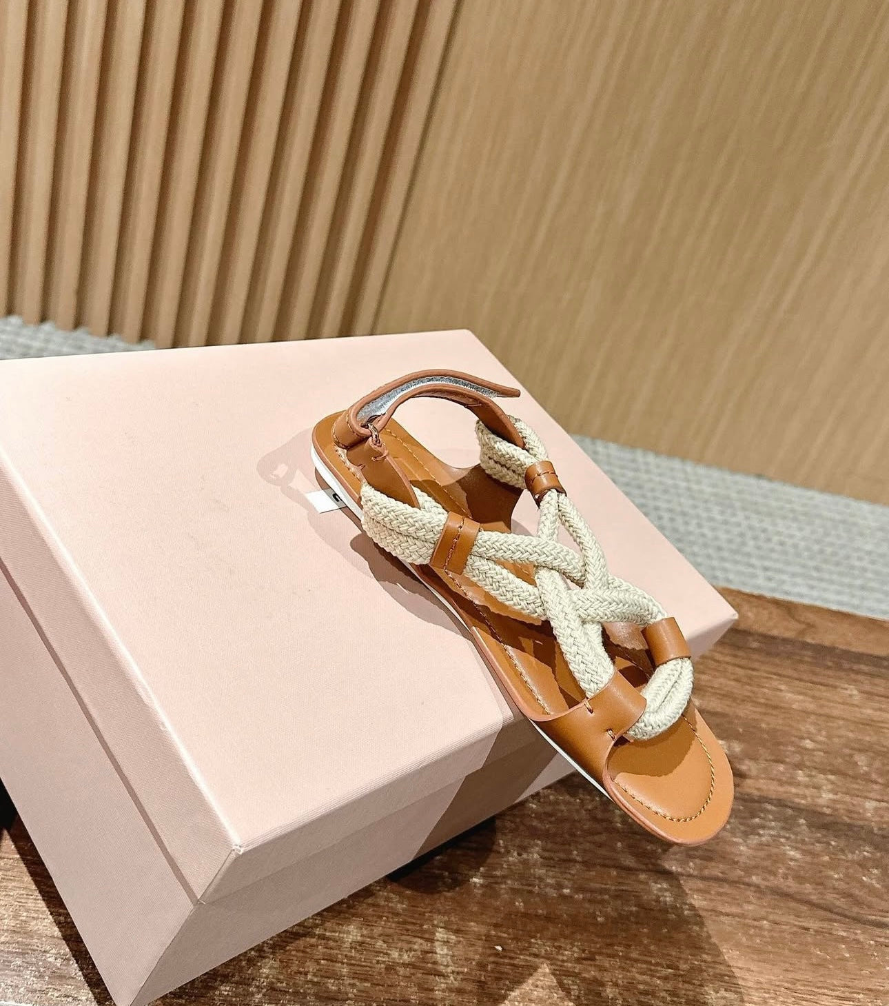 Cord Sandals