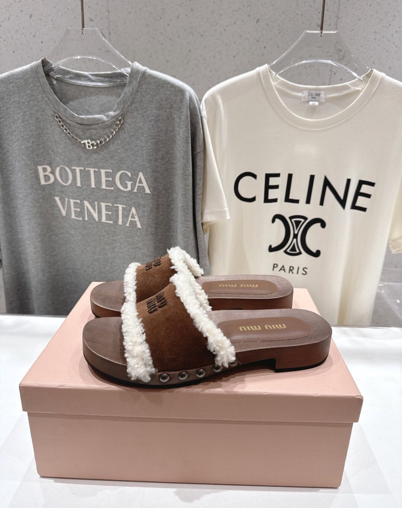 Shearling Mules
