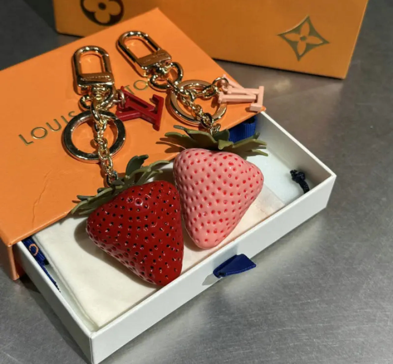 Strawberry Bag Charm/Keychain