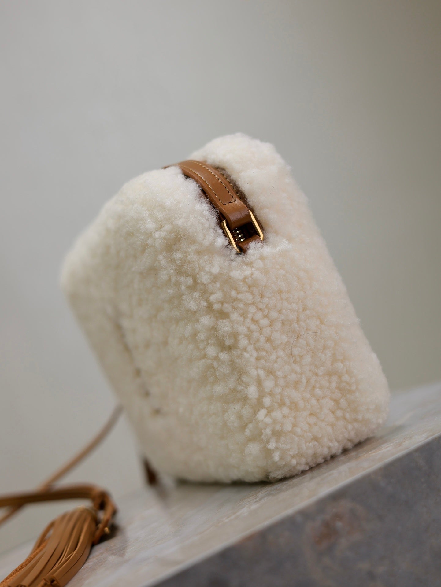 Shearling Lou Camera Bag