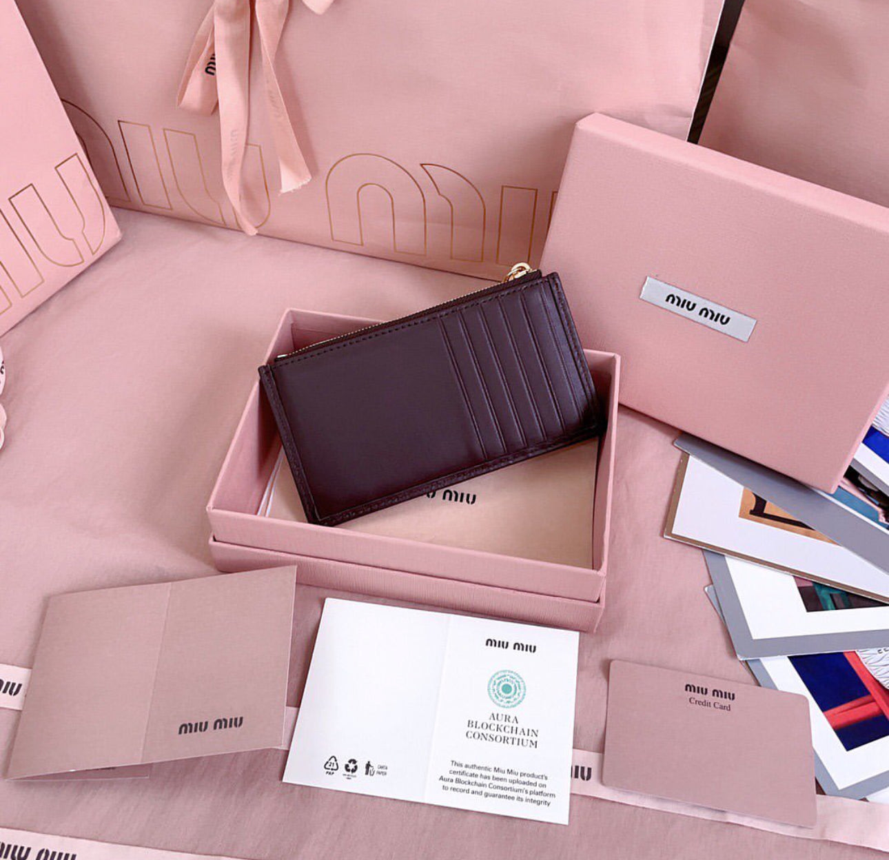 Zipped Card Wallet