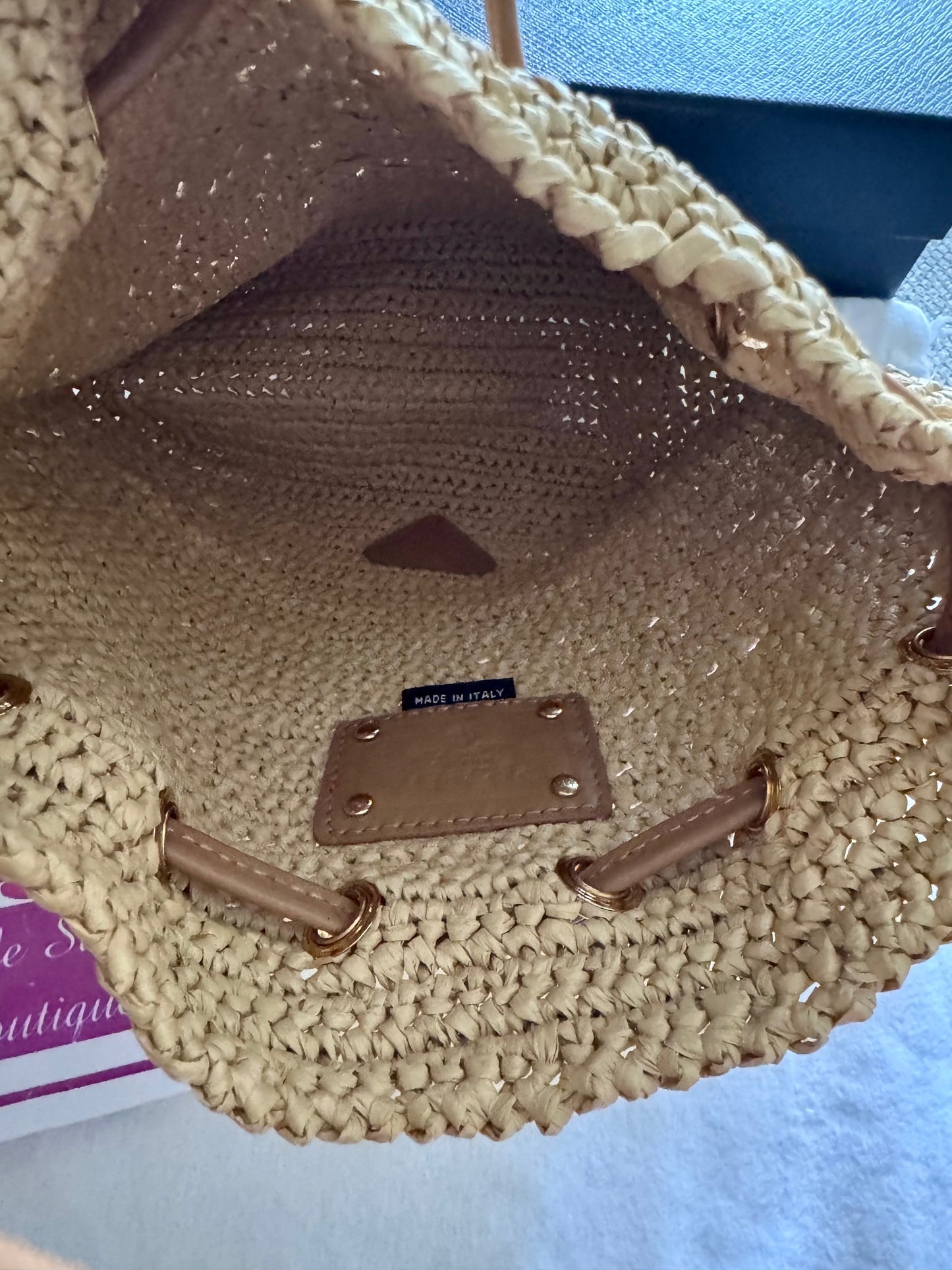 Raffia Mini Bag