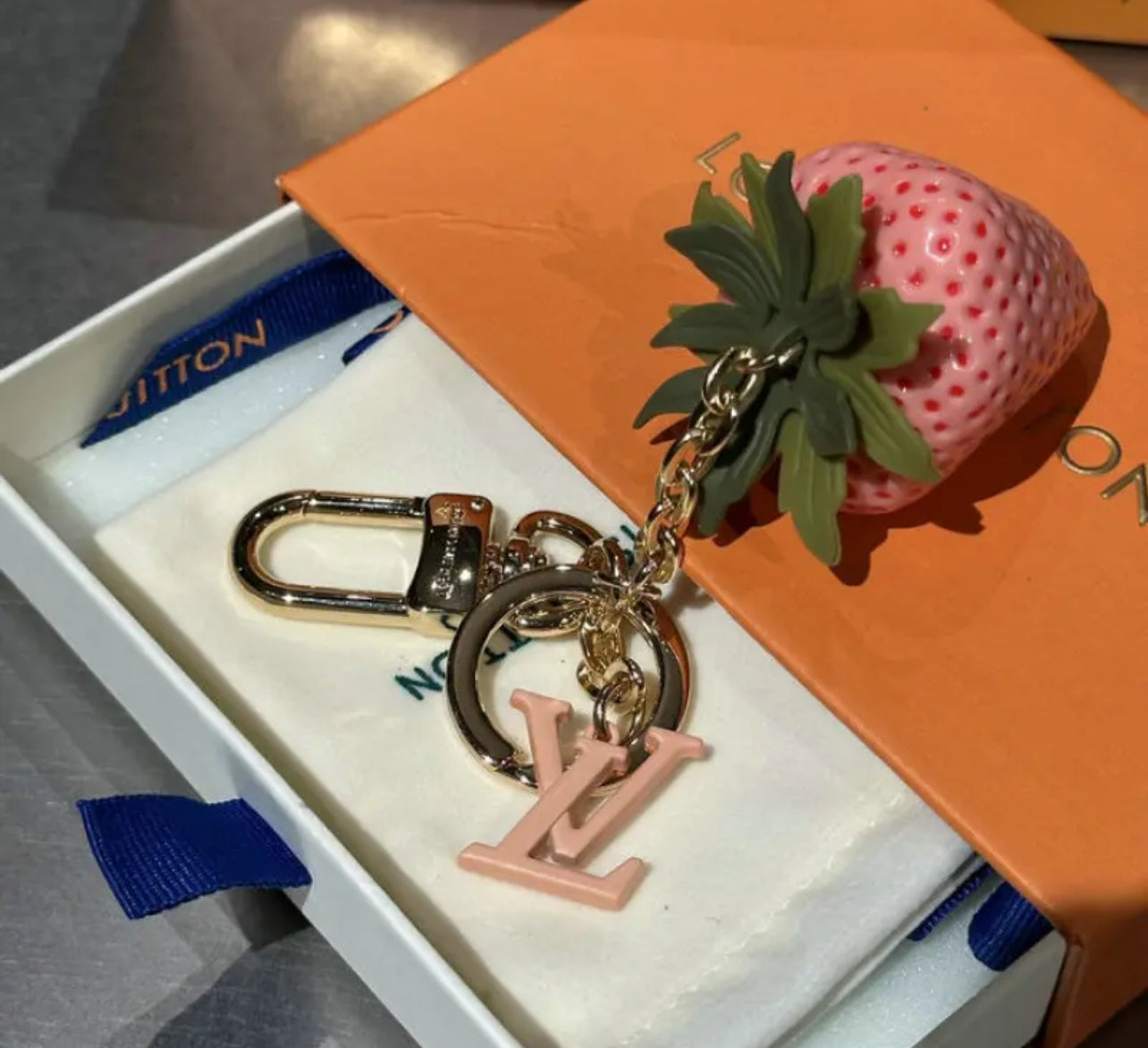 Strawberry Bag Charm/Keychain