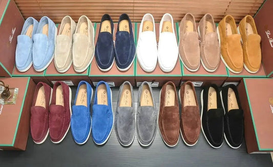 Suede Loafers