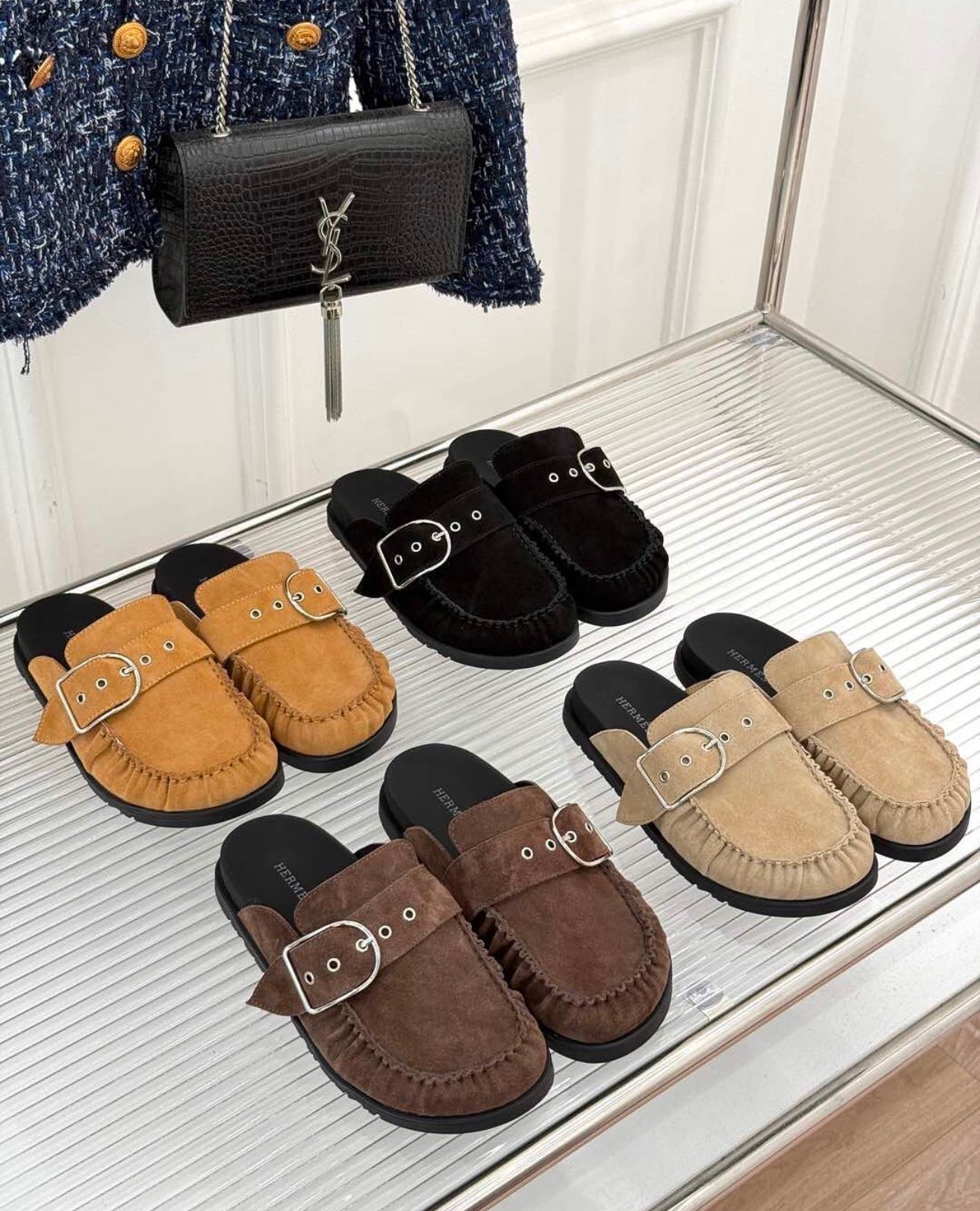 Suede Slippers