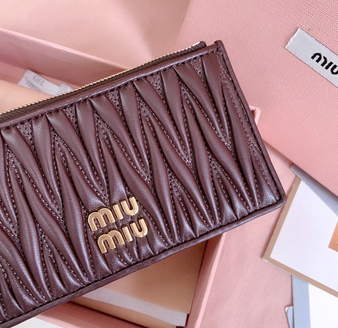 Zipped Card Wallet