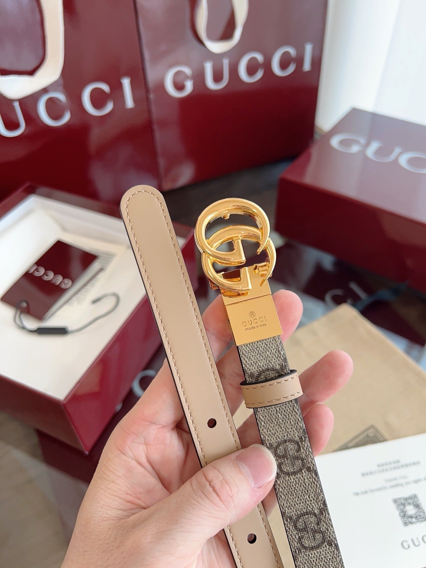 Leather Reversible Belt