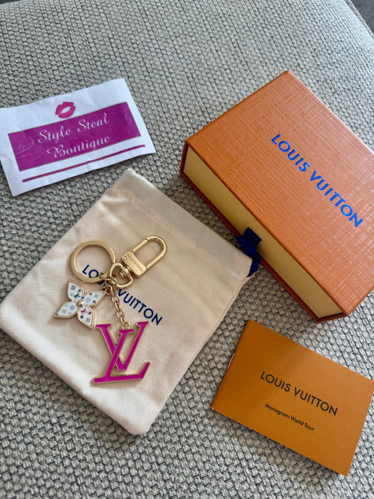 Logo Bag Charm/Keychain