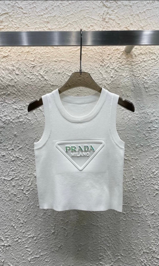 White crop top