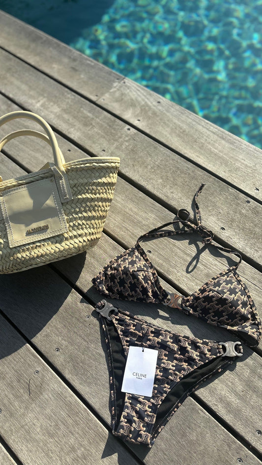Brown bikini