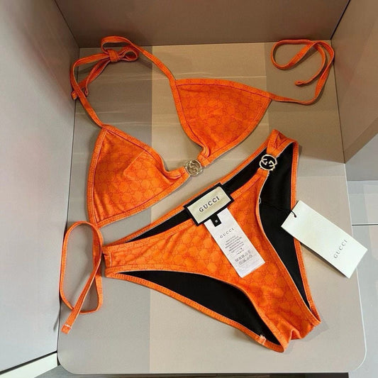 Orange bikini