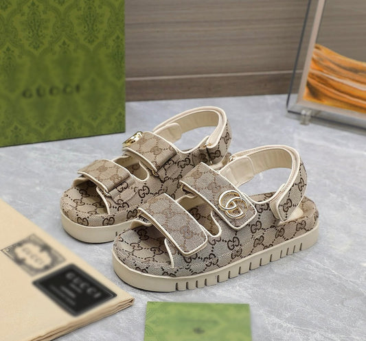 Beige sandals