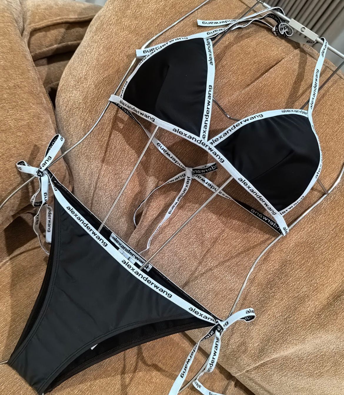 Black & white bikini