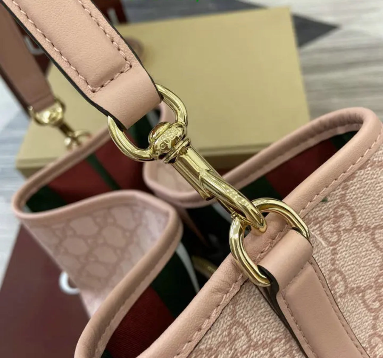 Emblem Bucket Bag
