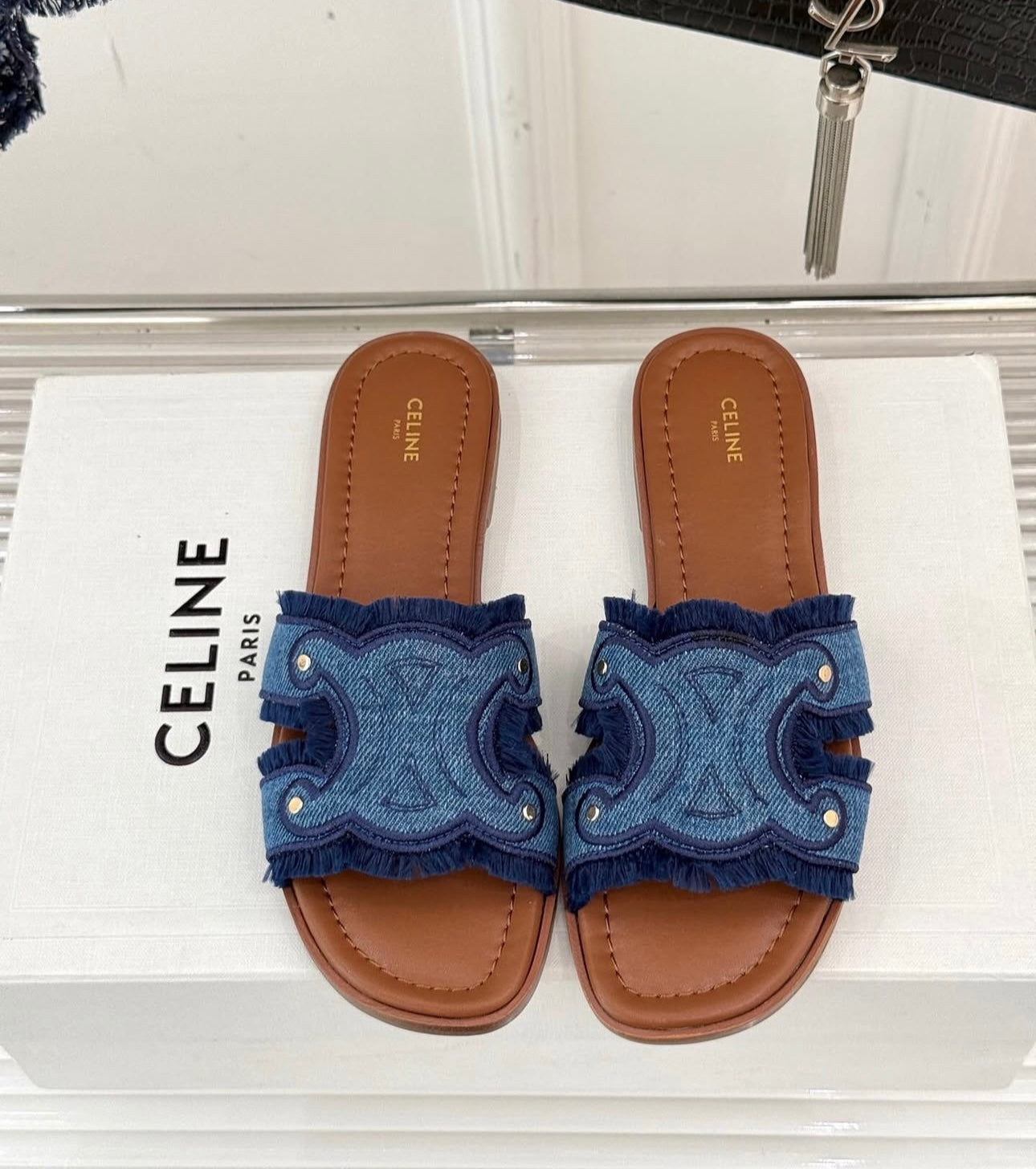 Fringed Mules