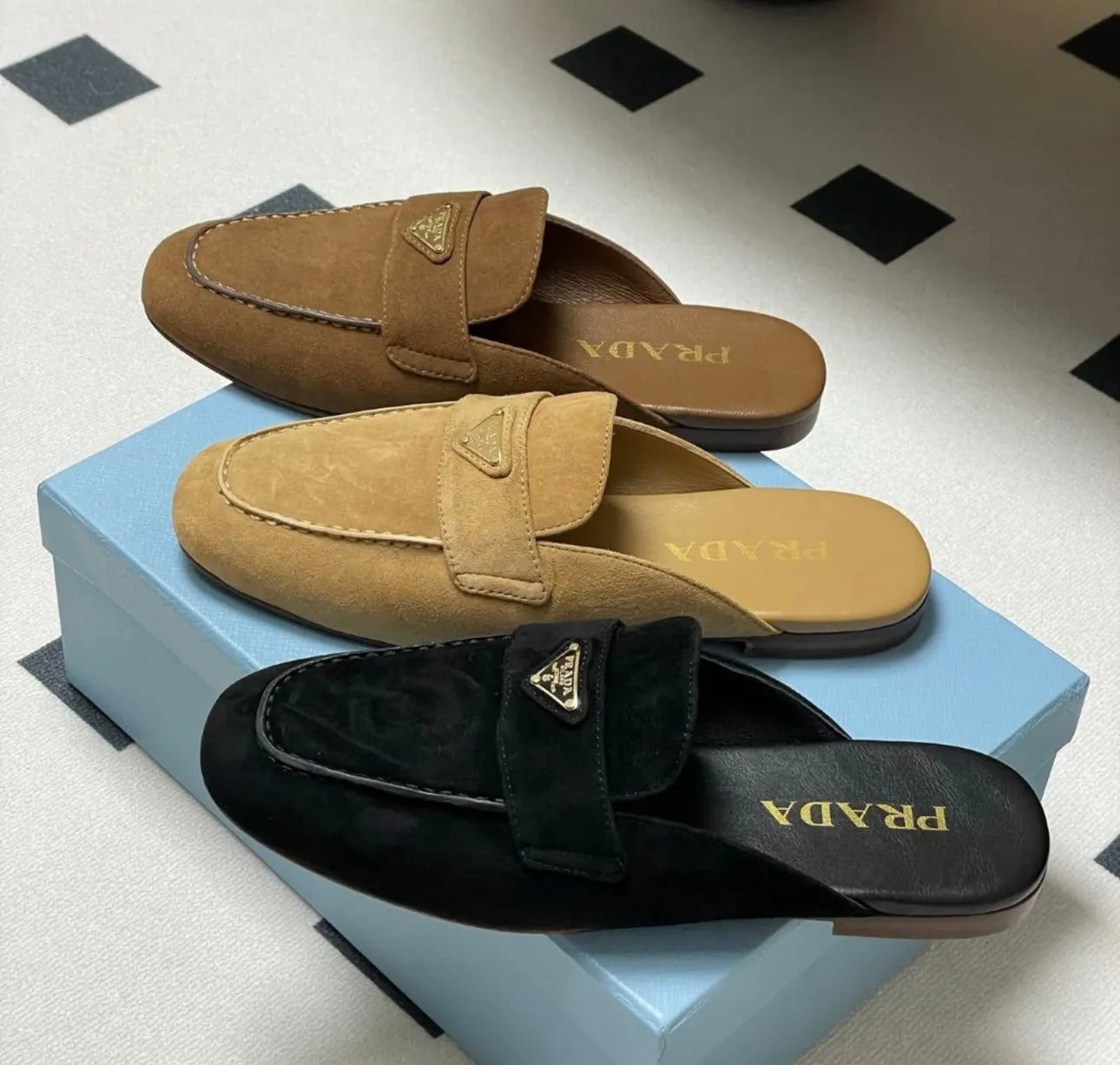 Suede Loafers
