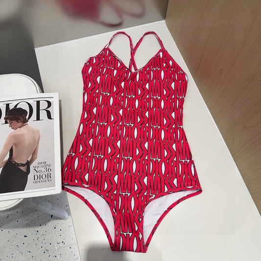 Red swimsuit