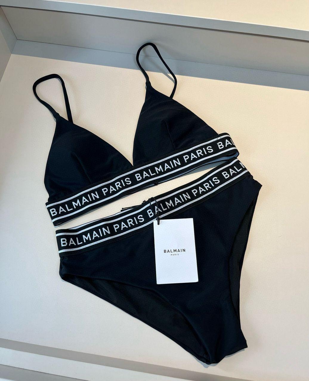Black and white bikini