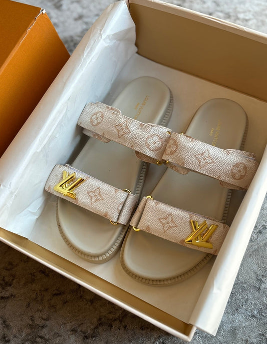 Beige sandals