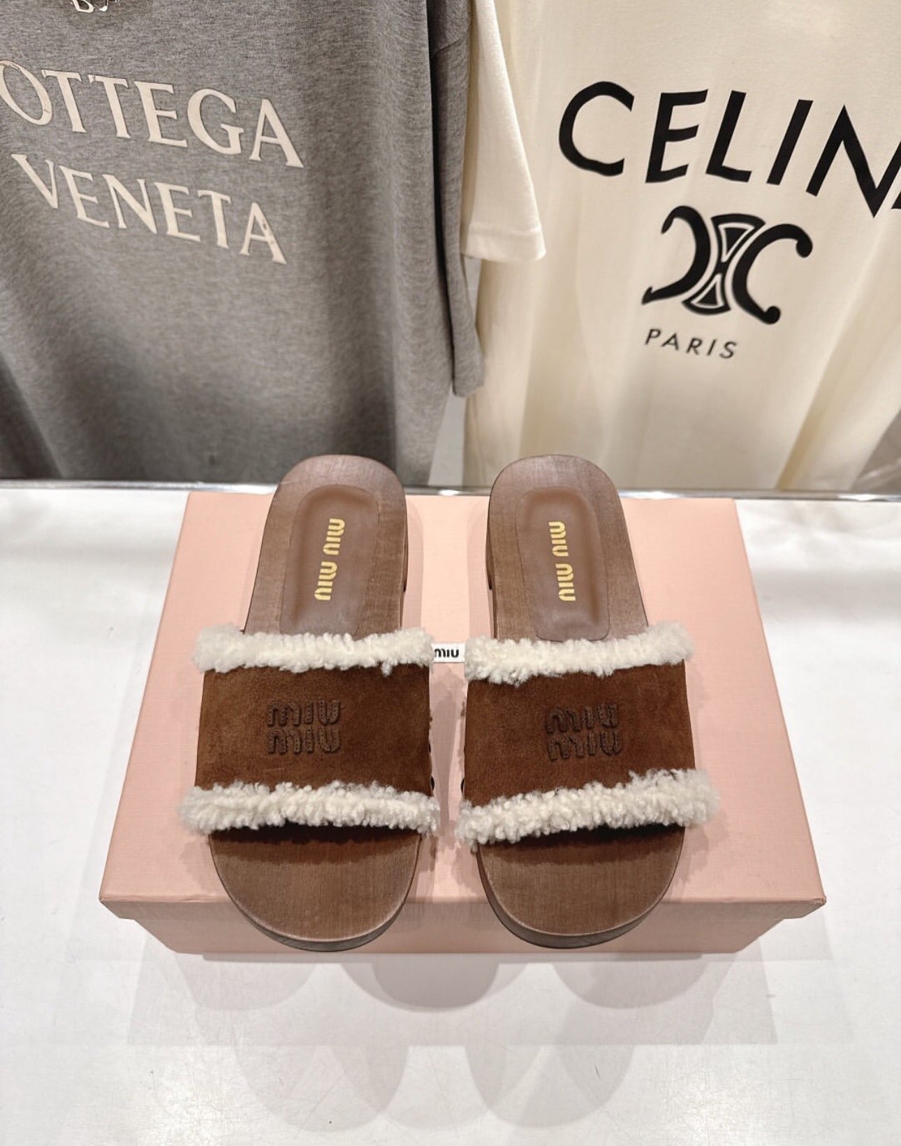 Shearling Mules