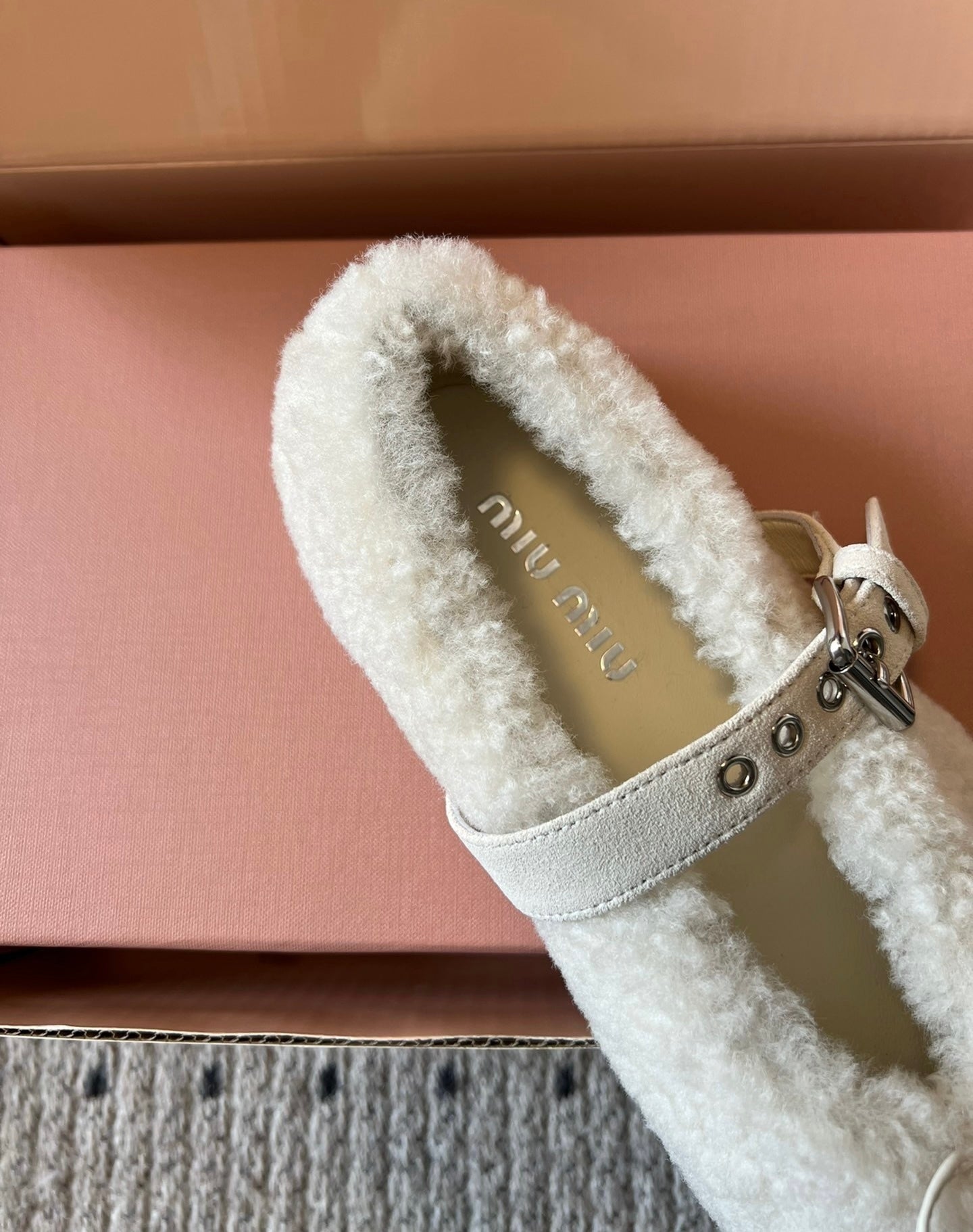 Shearling Ballerinas