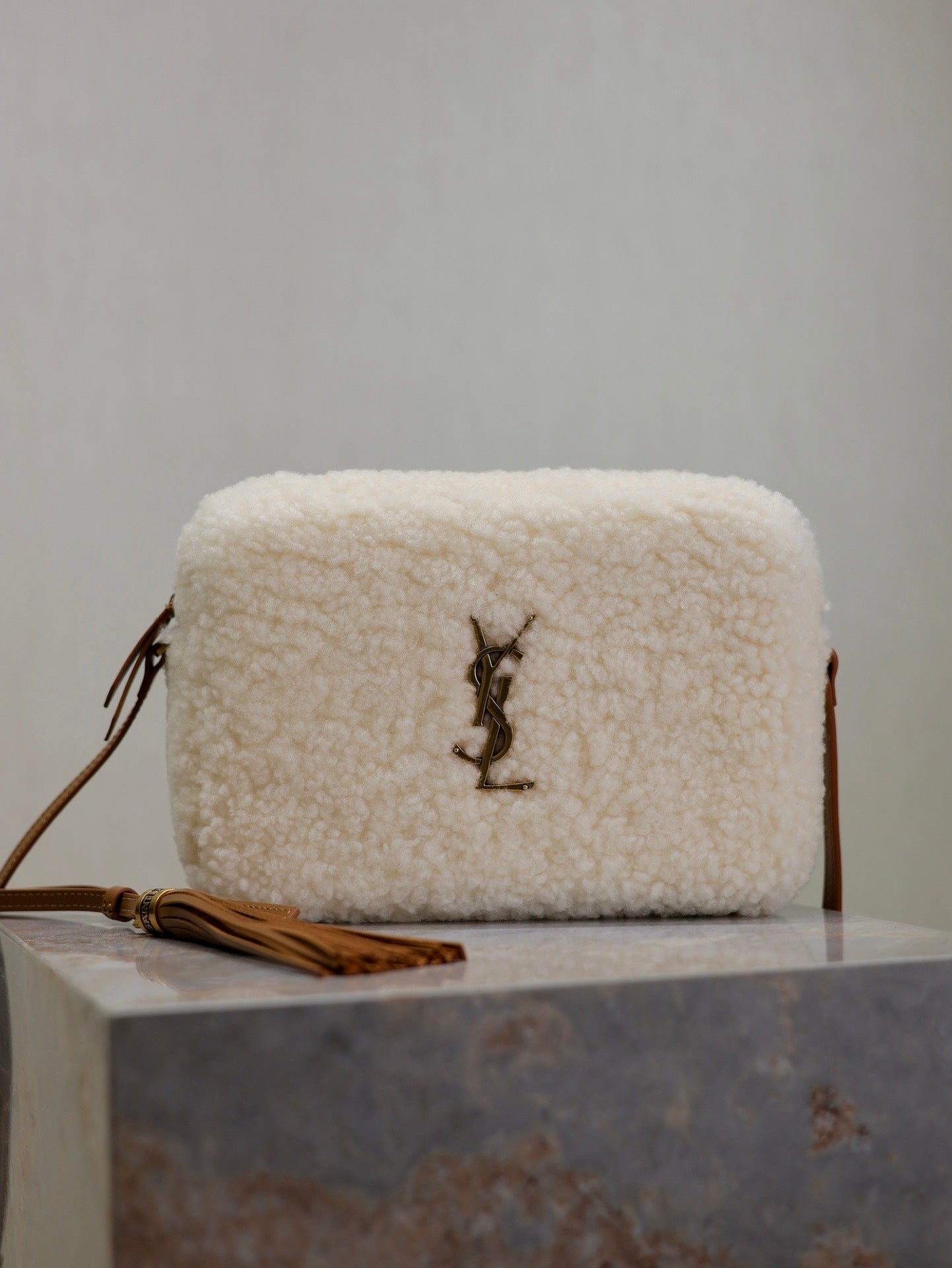 Shearling Lou Camera Bag