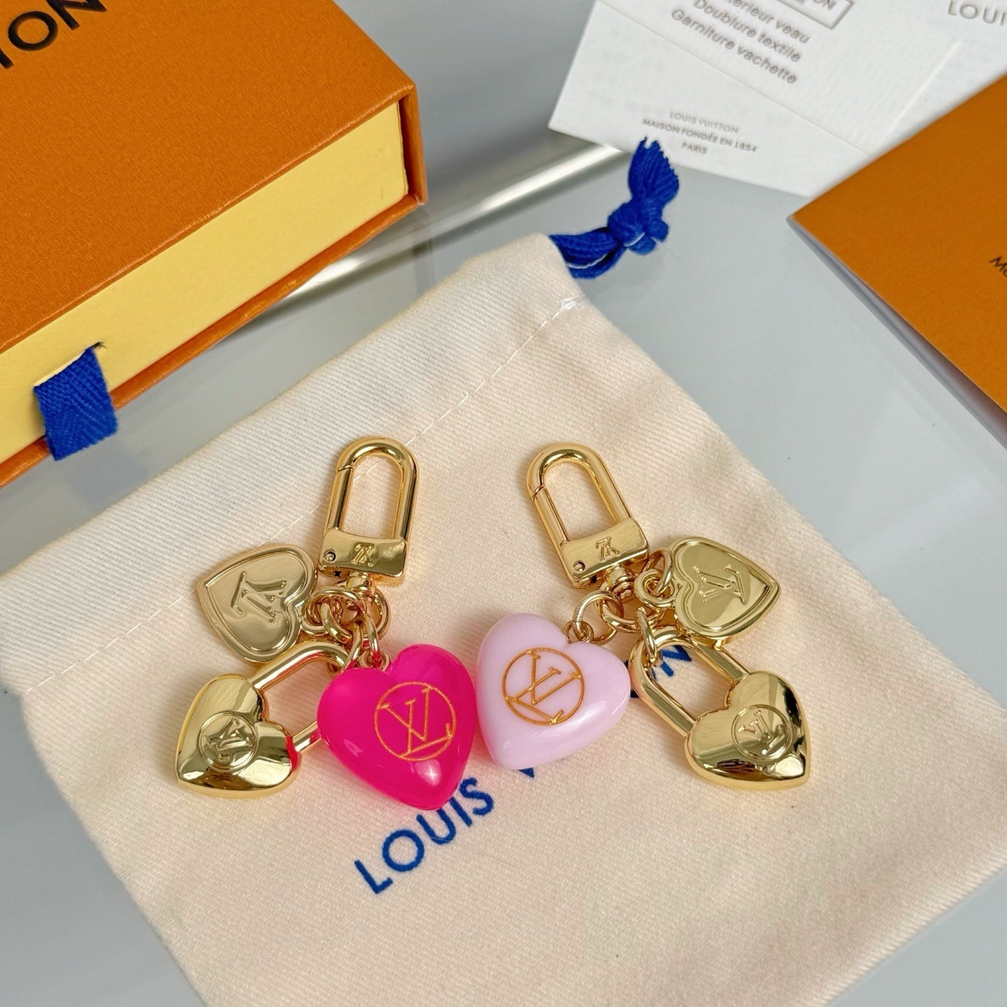 Heart Bag Charm/Keychain