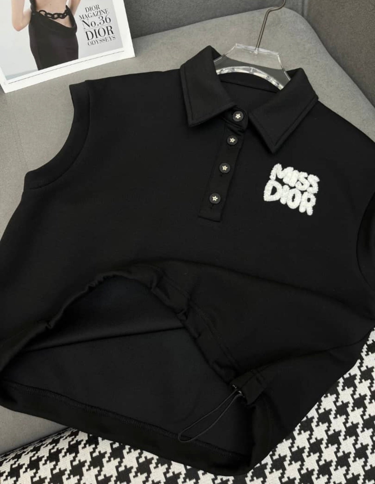Black skort co-ord