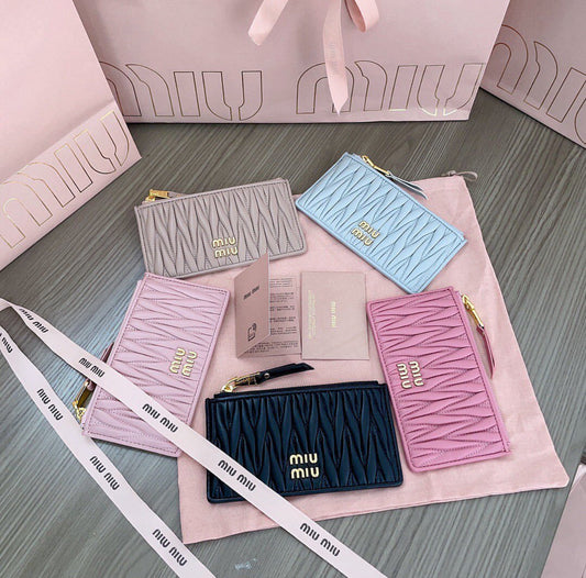 Zipped Card Wallet